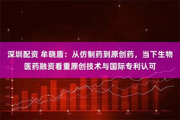 深圳配资 牟晓盾：从仿制药到原创药，当下生物医药融资看重原创技术与国际专利认可
